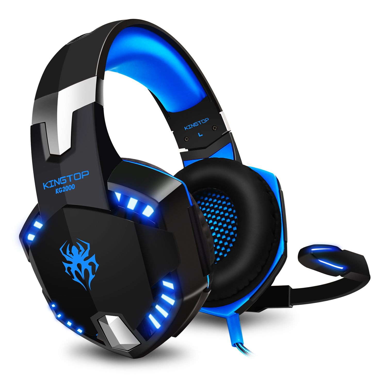 Gaming Headset KG2000 PS4 Wired Stereo Gamer Headphones